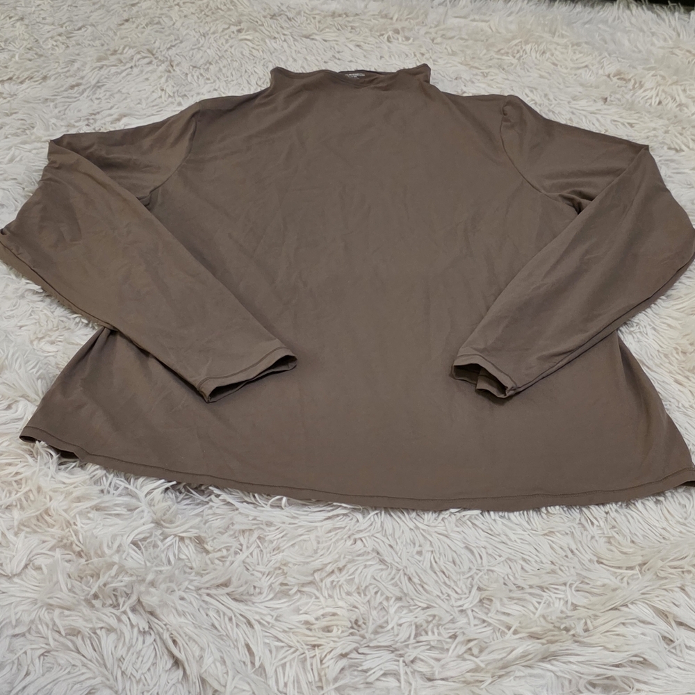 NWOT SKIMS Fits Everybody Turtleneck Top NEW Umber 3X NWT